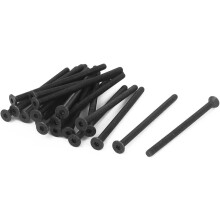 M3 X 50mm Metric Hex Socket Countersunk Head Screw Bolts Black 20PCS