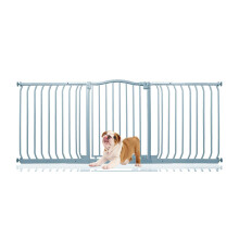 (Gris, 179cm - 188cm) Bettacare Barrera de Tope Curvo para Perros