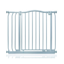 (Matt Grey, 80cm - 89cm) Safetots Curved Top Safety Gate