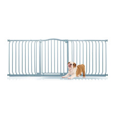 (Gris, 188cm - 197cm) Bettacare Barrera de Tope Curvo para Perros