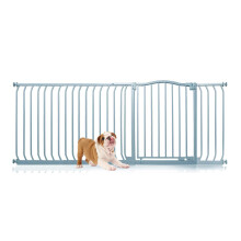 (Gris, 189cm - 198cm) Bettacare Barrera de Tope Curvo para Perros