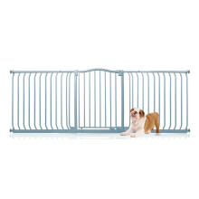 (Gris, 197cm - 206cm) Bettacare Barrera de Tope Curvo para Perros