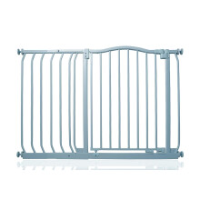 (Matt Grey, 107cm - 116cm) Safetots Curved Top Safety Gate
