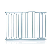 (Matt Grey, 98cm - 107cm) Safetots Curved Top Safety Gate