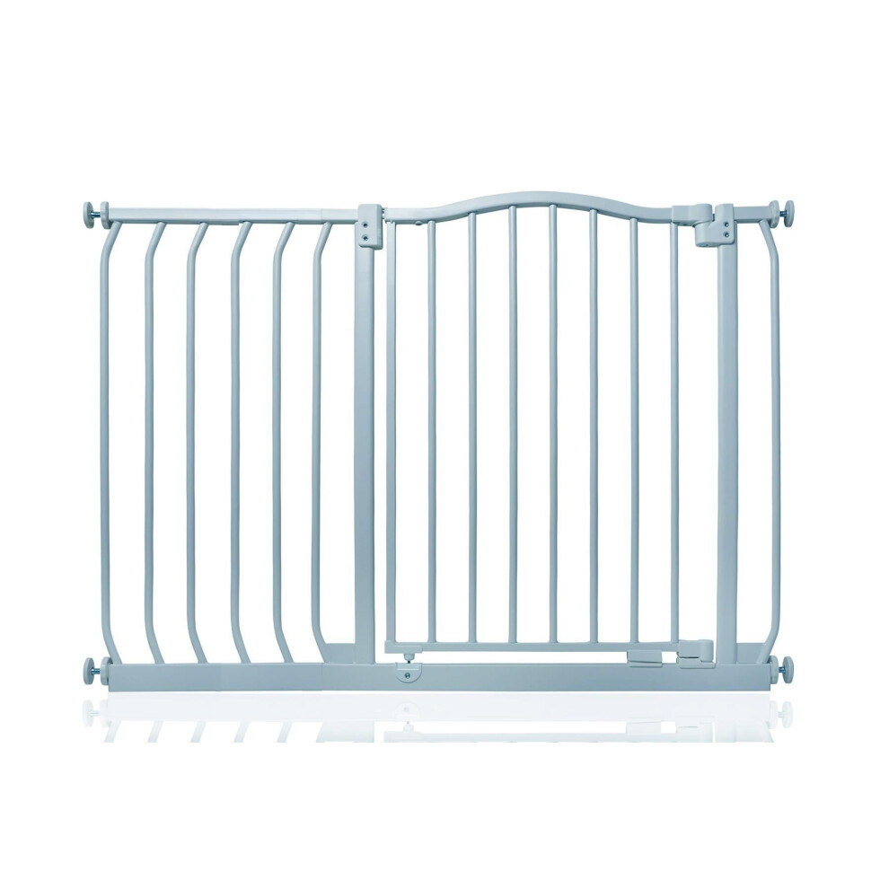 Safetots (Matt Grey, 98Cm - 107Cm) Curved Top Safety Gate - Image 2