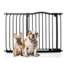 (Negro, 98cm -107cm) Bettacare Barrera de Tope Curvo para Perros
