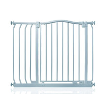 (Matt Grey, 89cm - 98cm) Safetots Curved Top Safety Gate