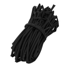 Heat Shrinkable Tube Wire Wrap Cable Sleeve 15 Meters Long 3mm Inner Dia Black
