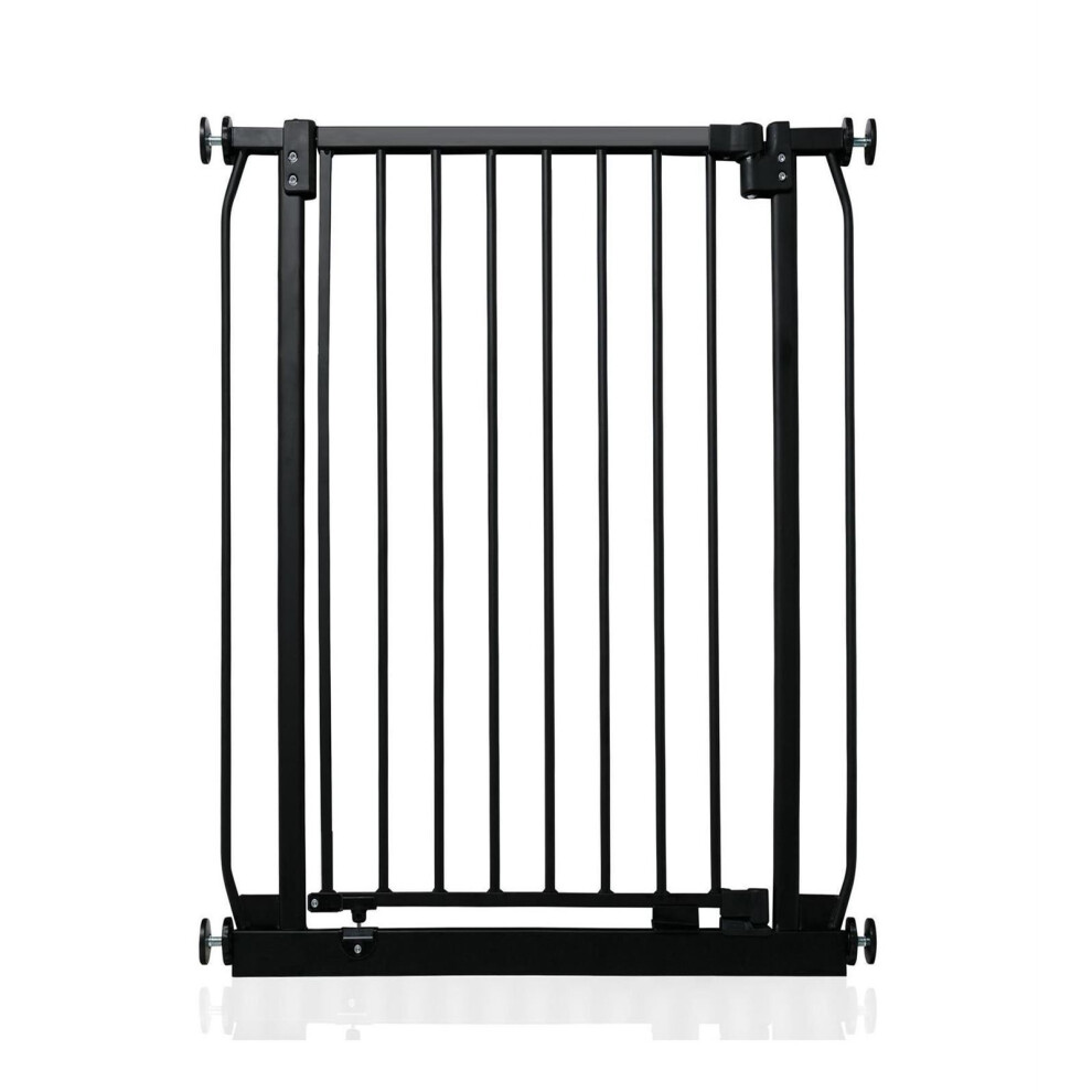 Safetots (Matt Black, 71Cm - 80Cm) Extra Tall Elite Safety Gate