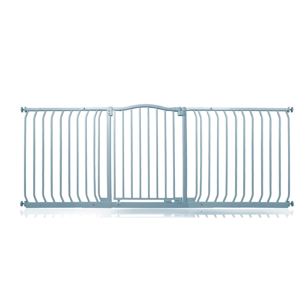 Safetots Pressure Fit Stair Gate - 188cm - 197cm - Matt Grey - Image 2
