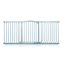(Matt Grey, 170cm - 179cm) Safetots Curved Top Safety Gate