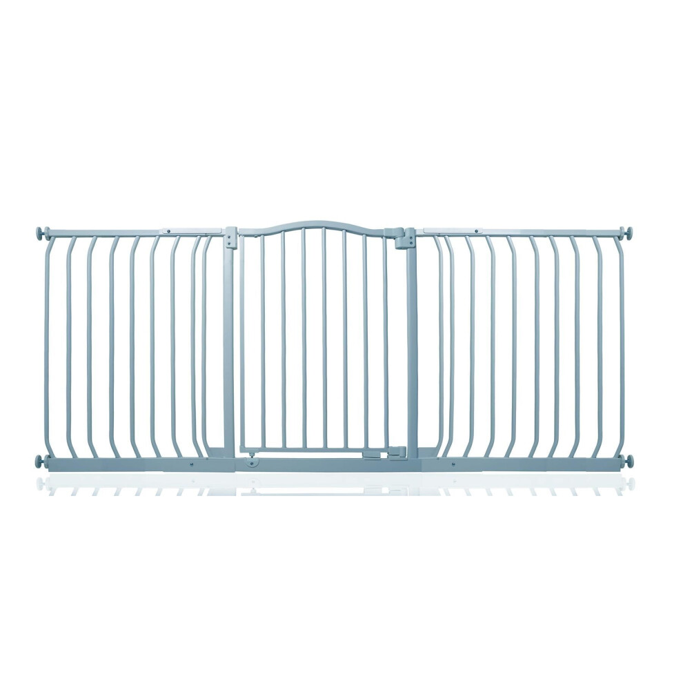 Safetots Unisex Grey Curved Top Safety Gate Pressure Fit Baby Gate In | : 170 Cm - 179 Cm - Image 2