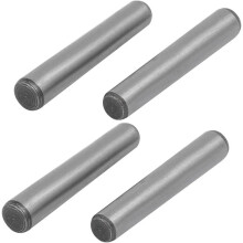 Carbon Steel GB117 50mm Length 8mm Small End Diameter Taper Pin 4pcs