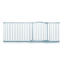 (Matt Grey, 207cm - 216cm) Safetots Curved Top Safety Gate