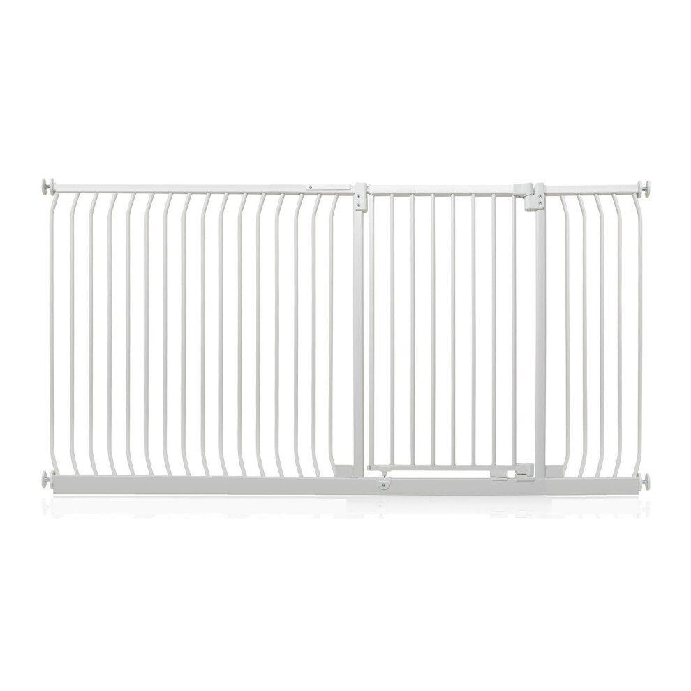 Safetots Unisex White Extra Tall Elite Safety Gate Pressure Fit Baby Gate 96.8Cm Tall In | : 207 Cm - 216 Cm - Image 2