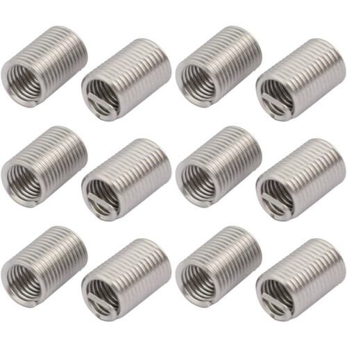 #10-32x0.57 304 Stainless Steel Helical Coil Wire Thread Insert 12pcs