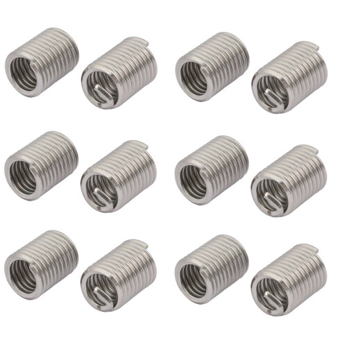 5/16-18x0.793" 304 Stainless Steel Helical Coil Wire Thread Insert 12pcs