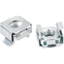 20 Pack, M8 Cage Nut, Carbon Steel Zinc Plated for Server Shelf Cabinet