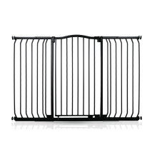 (Matt Black, 143cm - 152cm) Safetots Extra Tall Curved Top Gate