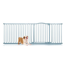 (Gris, 207cm - 216cm) Bettacare Barrera de Tope Curvo para Perros