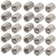 1/4-20 304 Stainless Steel Helical Recoil Coil Wire Thread Insert 25pcs