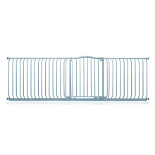 (Matt Grey, 234cm - 243cm) Safetots Curved Top Safety Gate