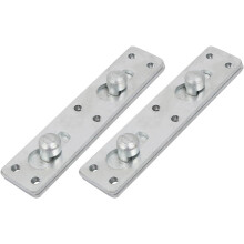 5-inch Length No-Mortise Bed Hinge Rail Bracket Connecting Fittings 2 Sets