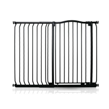 (Matt Black, 116cm - 125cm) Safetots Extra Tall Curved Top Gate