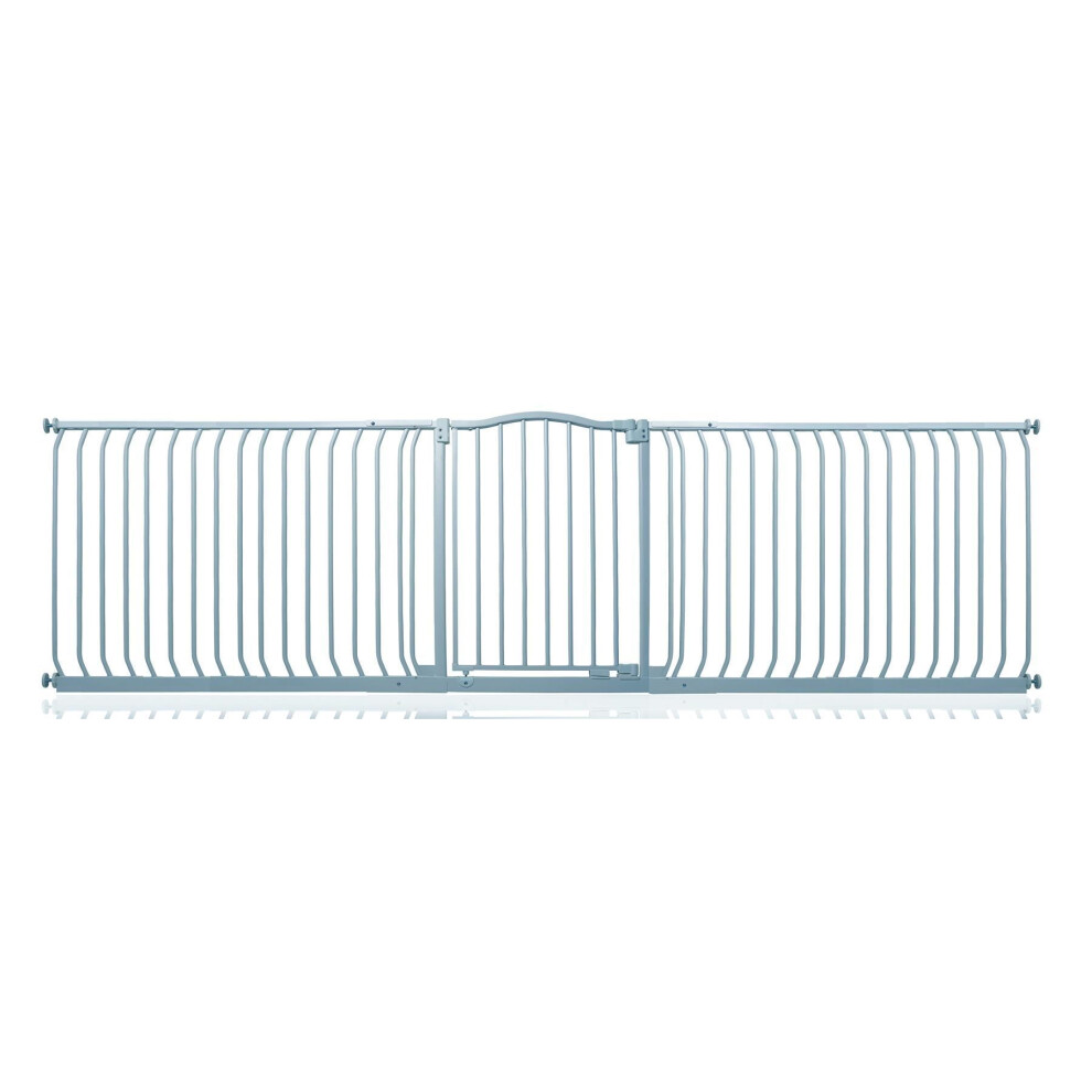 Safetots Unisex Grey Curved Top Safety Gate Pressure Fit Baby Gate In | : 271 Cm - 280 Cm - Image 2
