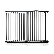 (Matt Black, 125cm - 134cm) Safetots Extra Tall Curved Top Gate