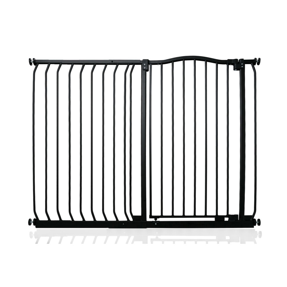Safetots Unisex Black Extra Tall Curved Top Gate Pressure Fit Baby Gate 100Cm Tall In | : 125 Cm - 134 Cm - Image 2