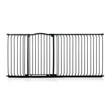 (Matt Black, 207cm - 216cm) Safetots Extra Tall Curved Top Gate