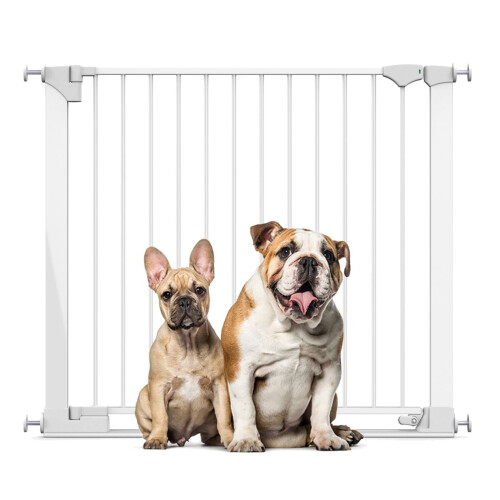 (Blanco, 96cm - 103cm) Bettacare Puerta para Perros SafeStep