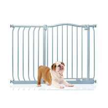 (Gris, 98cm -107cm) Bettacare Barrera de Tope Curvo para Perros