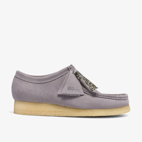 Clarks (Standard, 9.5 (Adults')) Wallabee Ash Suede