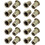 M8 Thread Dia Flat Head Half Hex Body Insert Blind Rivet Nut Fastener 20pcs 1