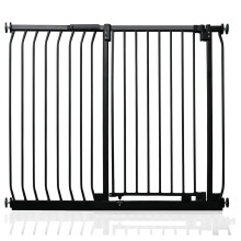 (Matt Black, 107cm - 116cm) Safetots Extra Tall Elite Safety Gate