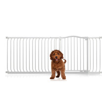 (Blanco, 189cm - 198cm) Bettacare Barrera de Tope Curvo para Perros