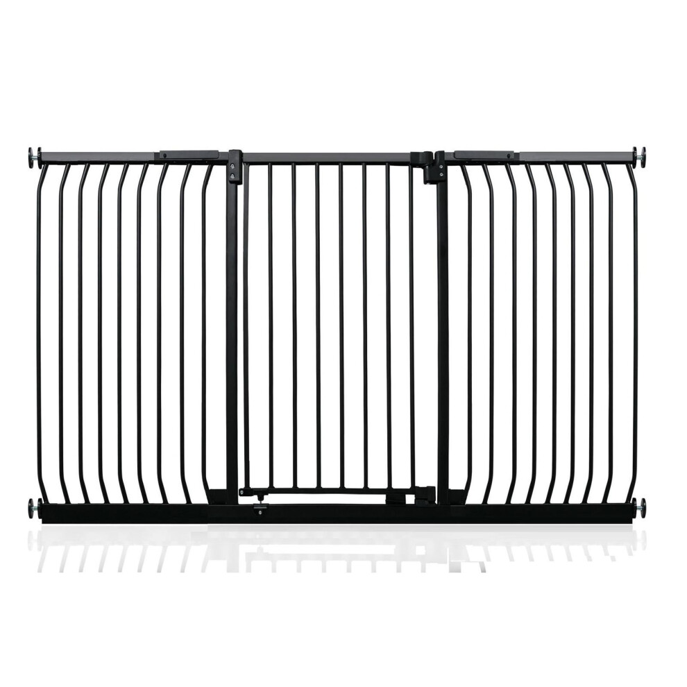 Safetots - Extra Tall Safety Gate - 197cm-206cm - Black - Pressure Fit - Image 2