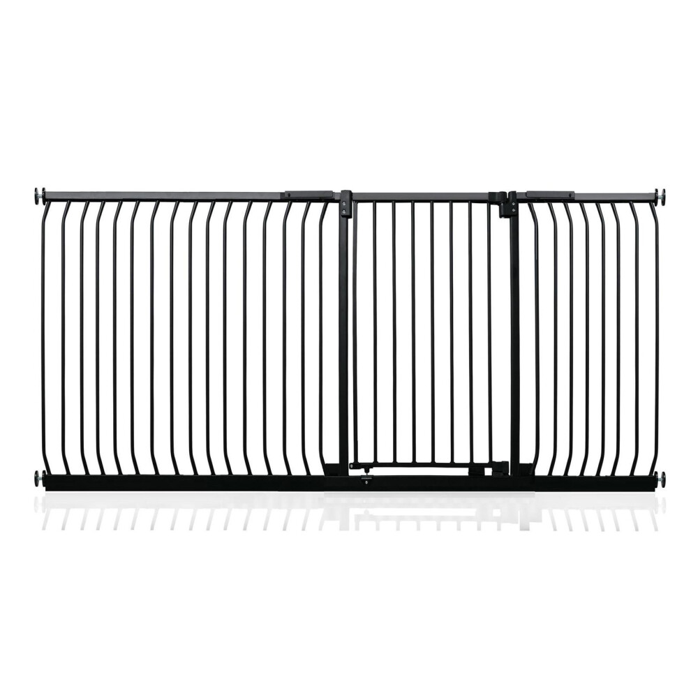 Safetots Unisex Black Extra Tall Elite Safety Gate Pressure Fit Baby Gate 96.8Cm Tall In | : 225 Cm - 234 Cm - Image 2