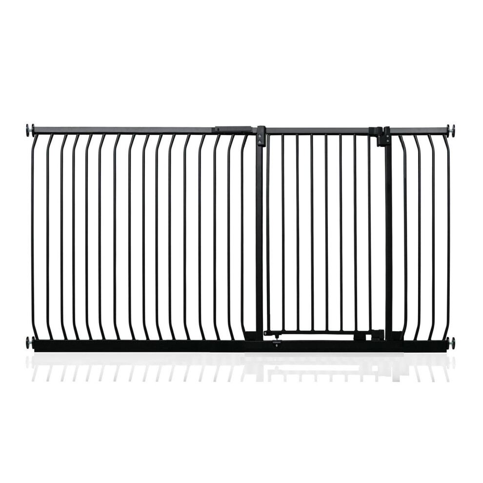 Safetots - Pressure Fit Stair Gate - Extra Tall - 189cm-198cm - Matt Black - Image 2