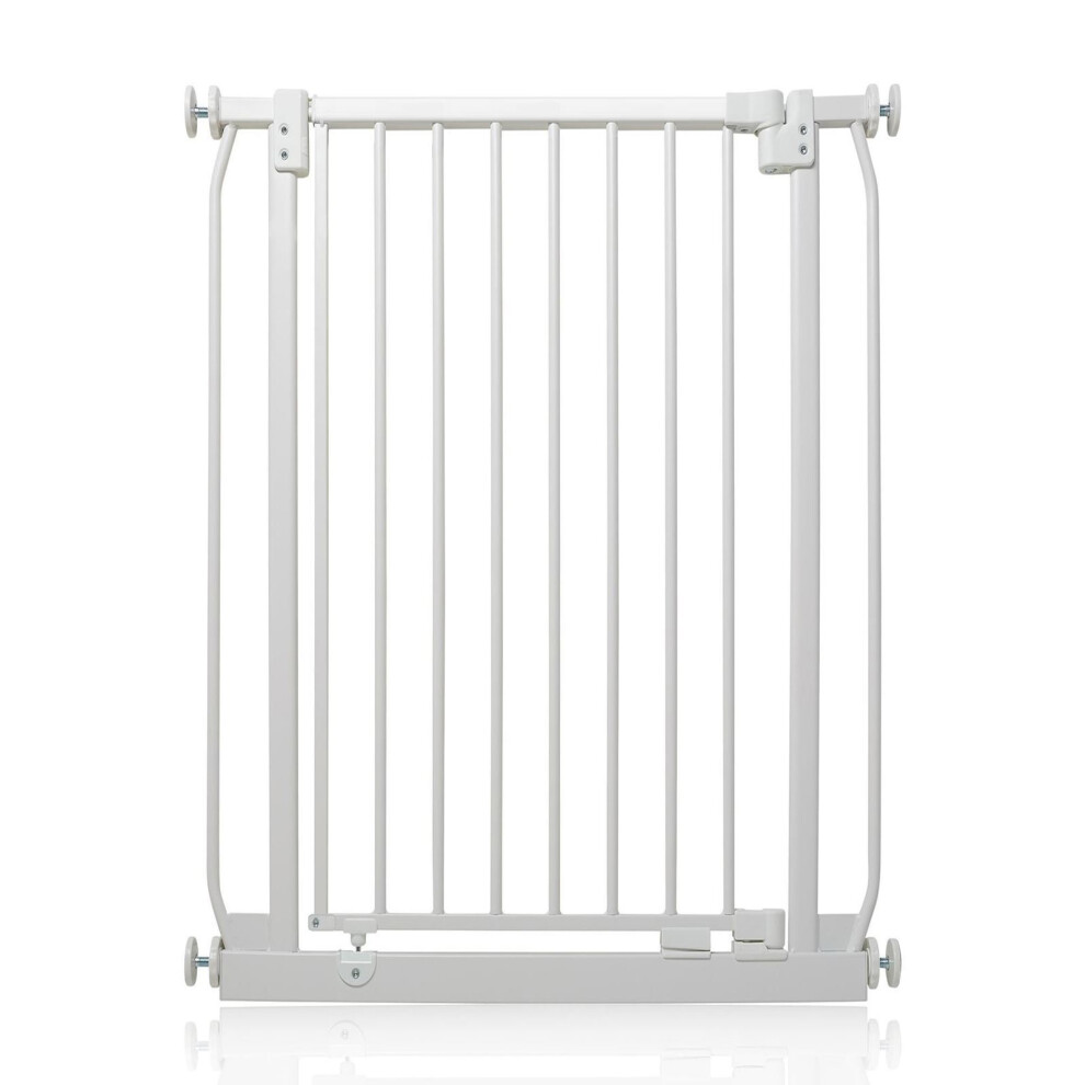 Safetots (Matt White, 71Cm - 80Cm) Extra Tall Elite Safety Gate