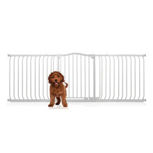 (Blanco, 197cm - 206cm) Bettacare Barrera de Tope Curvo para Perros