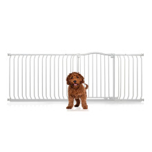 (Blanco, 207cm - 216cm) Bettacare Barrera de Tope Curvo para Perros