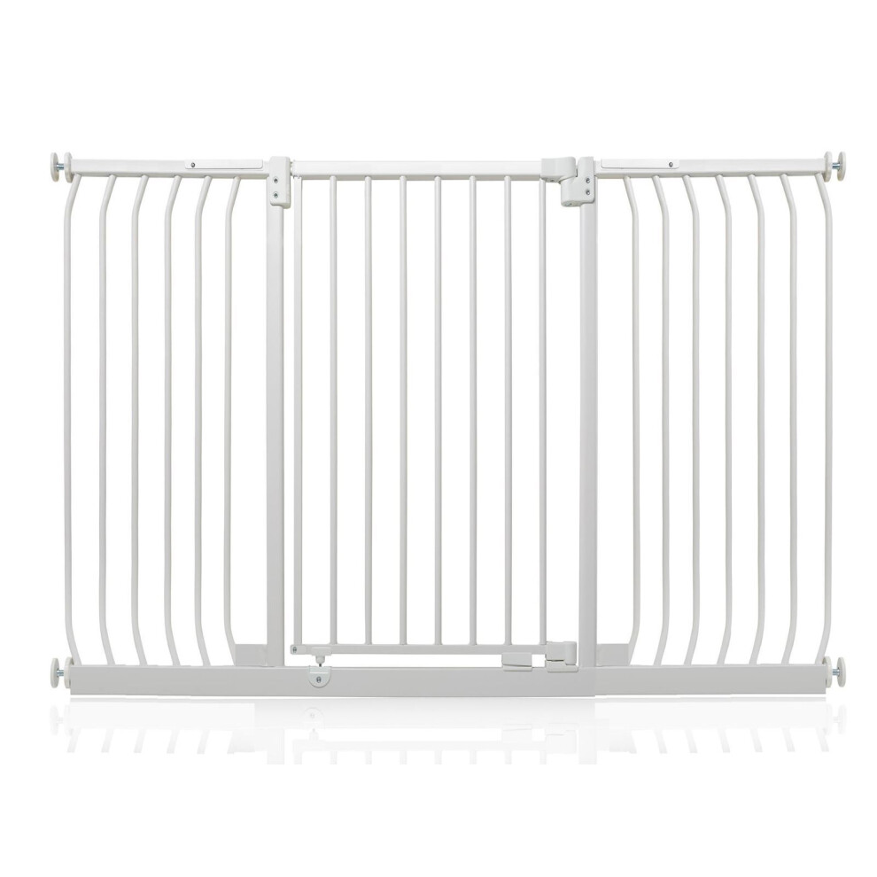 Safetots (Matt White, 152Cm - 161Cm) Extra Tall Elite Safety Gate