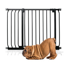 (Negro, 89cm - 98cm) Bettacare Puerta Elite a Presión para Perros