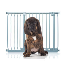 (Gris, 98cm -107cm) Bettacare Puerta Elite a Presión para Perros