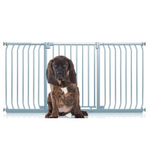 (Gris, 170cm - 179cm) Bettacare Puerta Elite a Presión para Perros