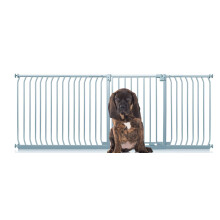 (Gris, 234cm - 243cm) Bettacare Puerta Elite a Presión para Perros