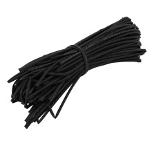Heat Shrinkable Tube Wire Wrap Cable Sleeve 30 Meters Long 2.5mm Inner Dia Black